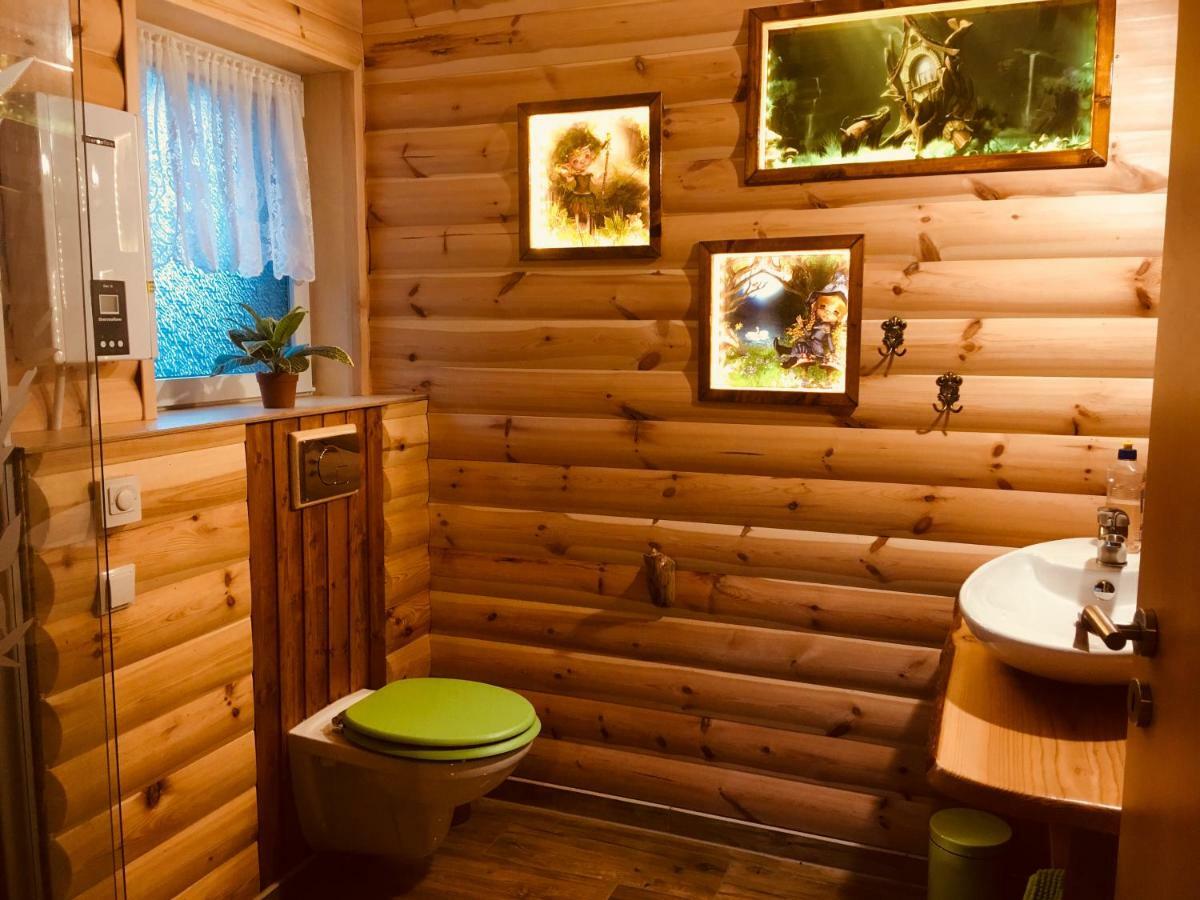נוירופין Holzhaus Trollbluemchen Am Wald Und See מראה חיצוני תמונה